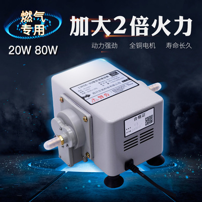 天然气80W增压泵商用燃气沼气压力泵20W家用热水器管道煤气灶|ms