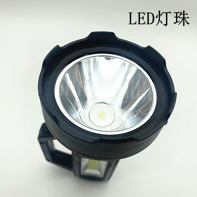 Mayorista al aire libre iluminación solar recargable LED lámpara de mano USB recargable luz alta luz telescópica linterna de luz