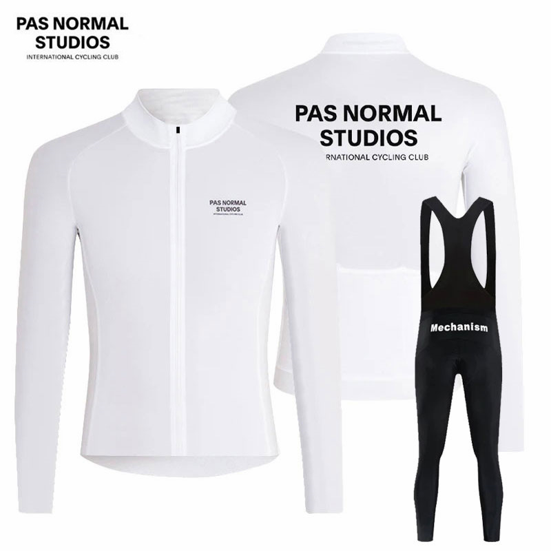 Long Sleeve New PAS Spring and Autumn Cycling Suit suit Men's Car Team Version PAS Bicycle Road Bike Cycling Suit Foreign Trade