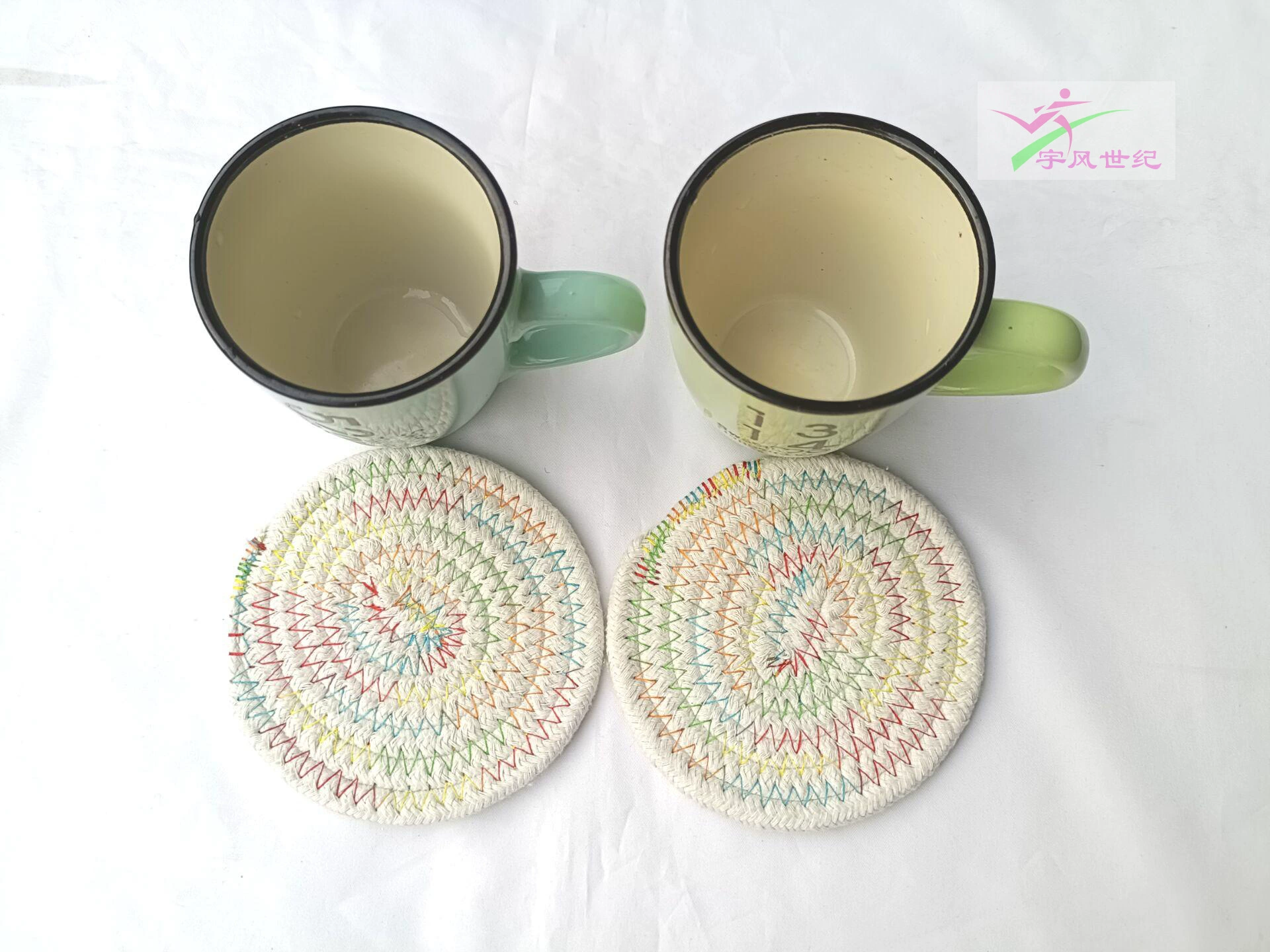 Хлопковая веревка Подставка для столовых приборов корзина для хранения в скандинавском стиле японская ручная работа Западная Подставка для столовых приборов