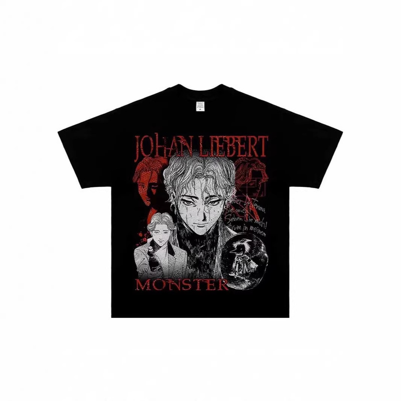 250g Heavyweight Pure Cotton! American-Style Oversized John Lennon Print Couple's Loose Short-Sleeve T-Shirt for Men 250g Heavyweight Pure Cotton! American-Style Oversized John Lennon Print Couple's Loose Short-Sleeve T-Shirt for Men
