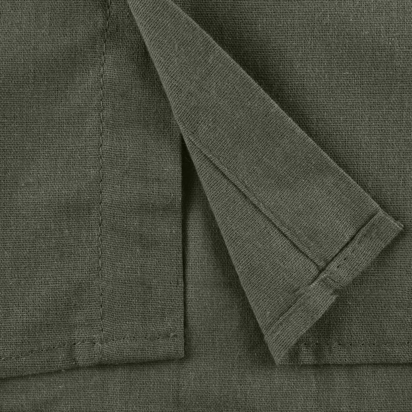 Solid Colour Long Sleeve Casual Shirt For Men Loose Fit_voghion.com