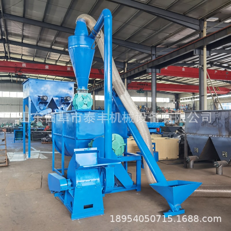 餐厨垃圾粉碎机养殖家用大中小型玉米秸秆干湿两用牛羊饲料打粉机