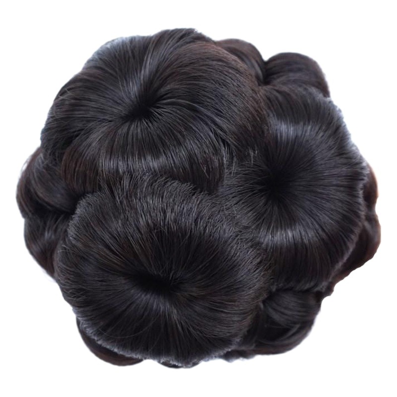 Fábrica al por mayor peluca mujer nueve flor pelo bolsa antigua bola cabeza perezoso pelo rizador clip flor brote peluca bolsa