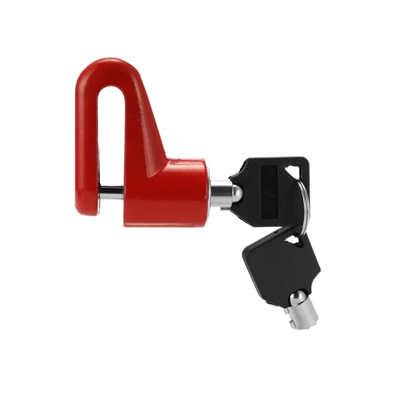 Venta al por mayor bicicleta cerradura coche eléctrico motocicleta Mini disco freno bloqueo con cuerda de recordatorio de color [gran cantidad Congyu]