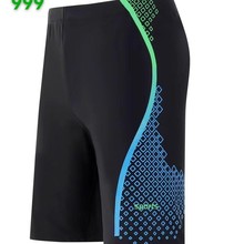 2025新款男温泉休闲加肥加大胖人长腿泳裤平角防尴尬简约男士泳裤