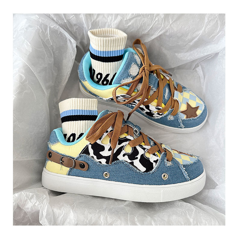 Skateboard skor canvas andningsbara amerikansk college stil_voghion.com