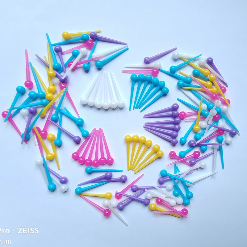 plastic painted card