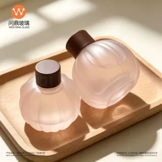 定制爽肤水30ml南瓜瓶精华液分装瓶木制盖乳液瓶护肤水瓶玻璃瓶