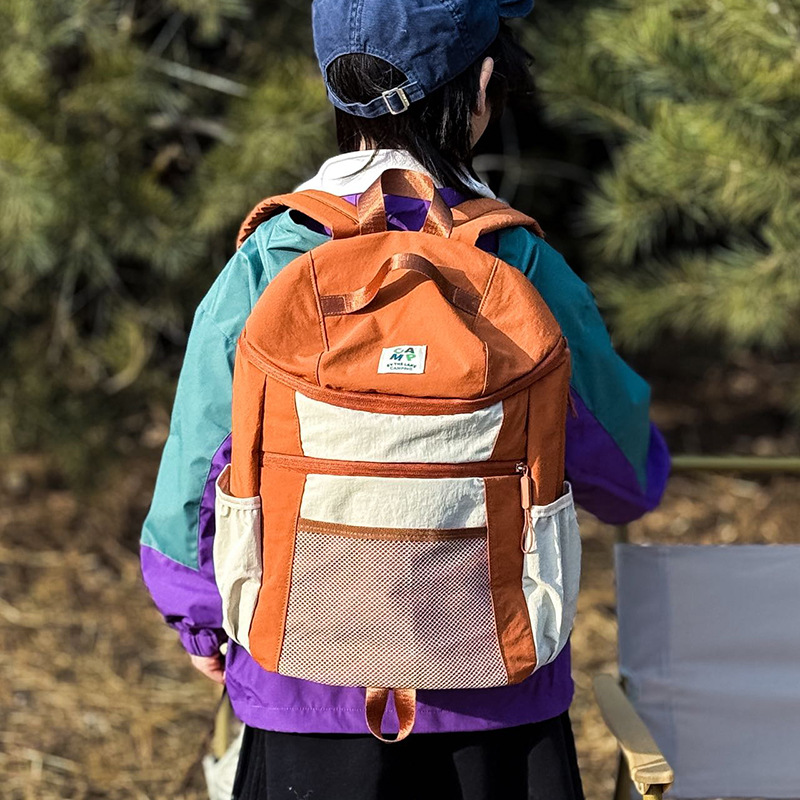 Mochila coreana de gran capacidad para niños y niñas, mochila de ocio, mochila de montaña al aire libre, moda, mochila de color para niños.
