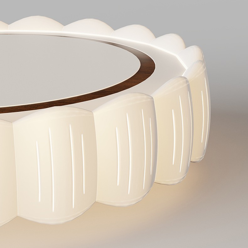Luz de techo de la sala de estar francesa 2026 nueva cálida y simple protección de los ojos creativa lámpara de pasillo rectangular 461L