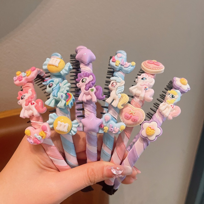 小女孩发箍女款儿童碎发整理神器发卡头饰宝宝头箍不勒头女童发夹|undefined