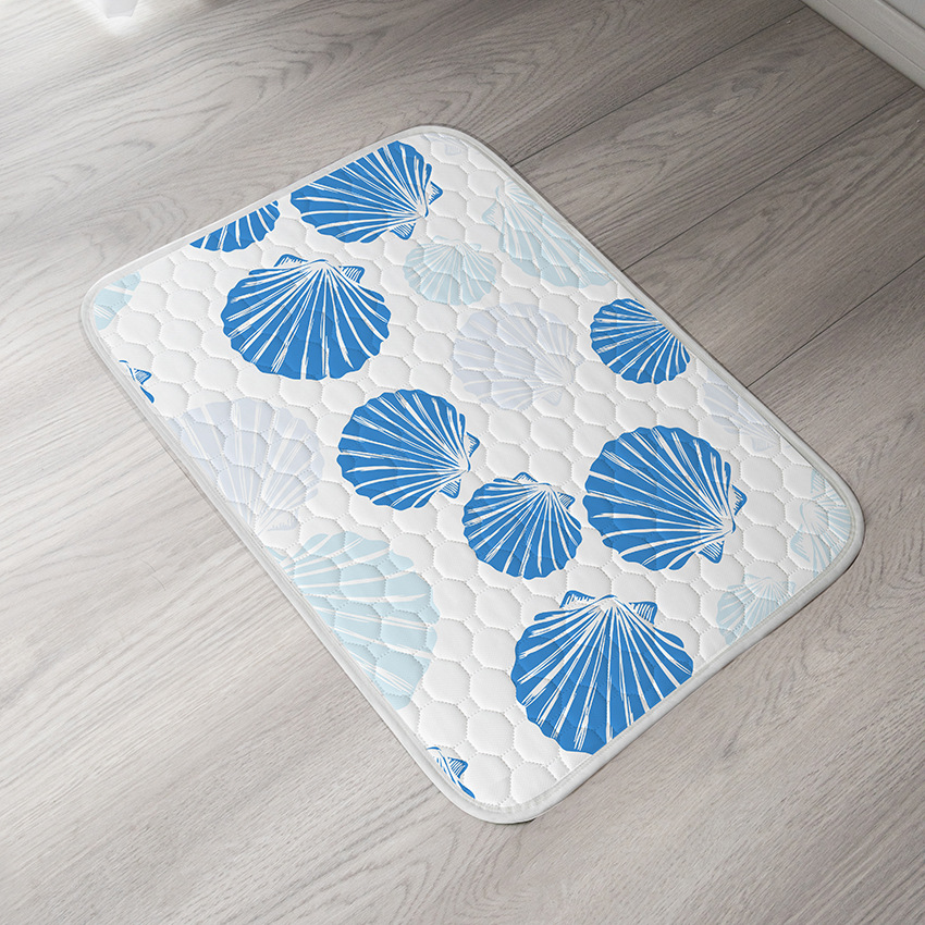 Coquille bleu 60*45cm
