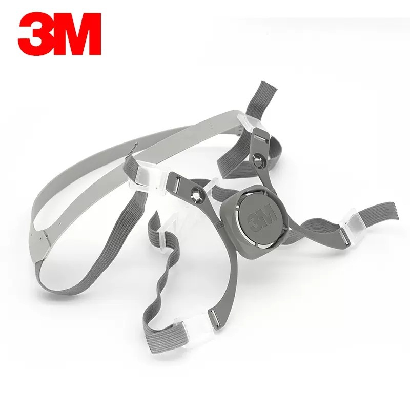 3m6281半面罩配件头带组合替换件 可搭配6000系列防尘防毒面具