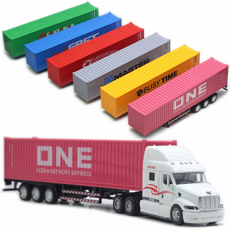 Hot Selling Alloy American Container Toy Amazon 1:48 Heavy Truck Container Truck Acousto-optic Car Model Cross-border New Product Hot Selling Alloy American Container Toy Amazon 1:48 Heavy Truck Container Truck Acousto-optic Car Model Cross-border New Product