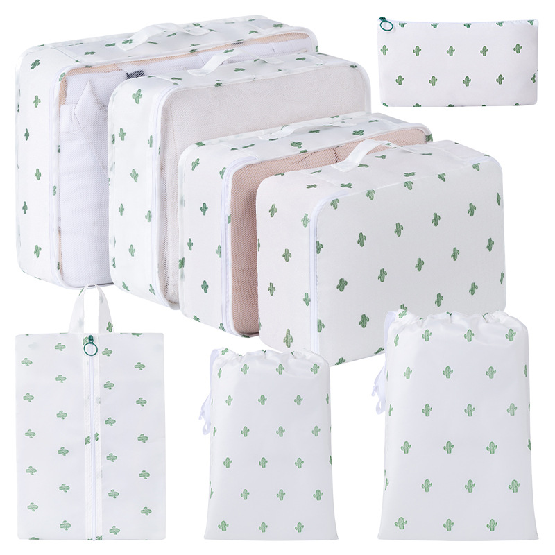 Bolsa de almacenamiento de viaje transfronterizo de ocho piezas Bolsa de almacenamiento de viaje de negocios Bolsa de almacenamiento de gran capacidad Bolsa de almacenamiento de viaje impermeable