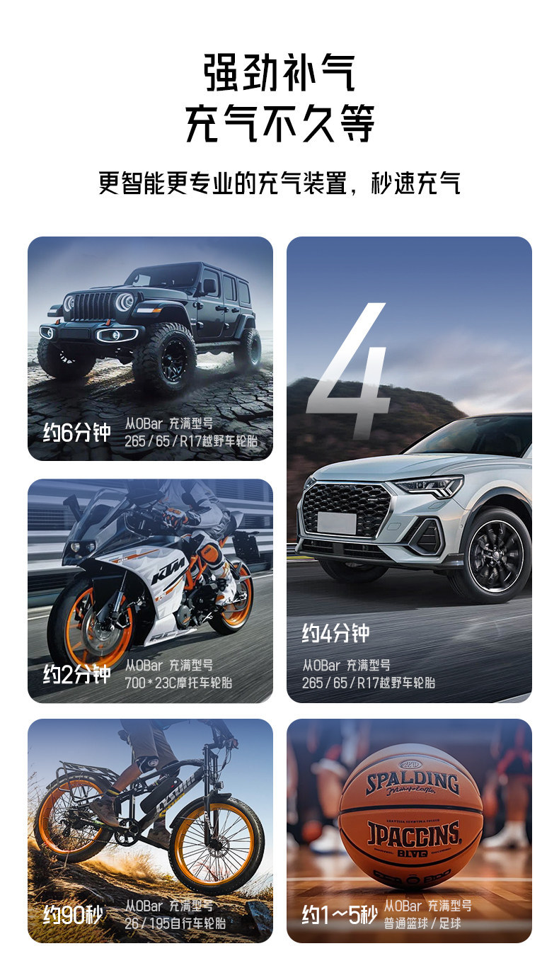 Digital display car air pump, multifunctional for both car and home use, wireless portable car tire inflator, direct supply from manufacturer