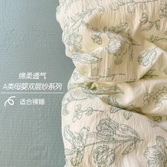 水洗い綿二重糸ベッド4点セットプリンセス風綿布団カバー純綿ニット綿シーツベッド用品3点セット