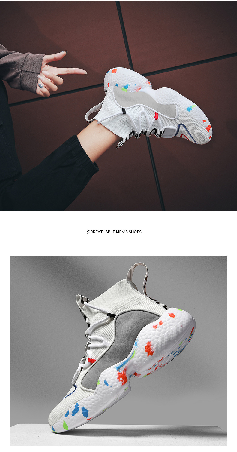 Scarpe da tennis da uomo Scarpe da lavoro Sneakers Suola in gomma Tela Calzature leggere e ammortizzate_voghion.com