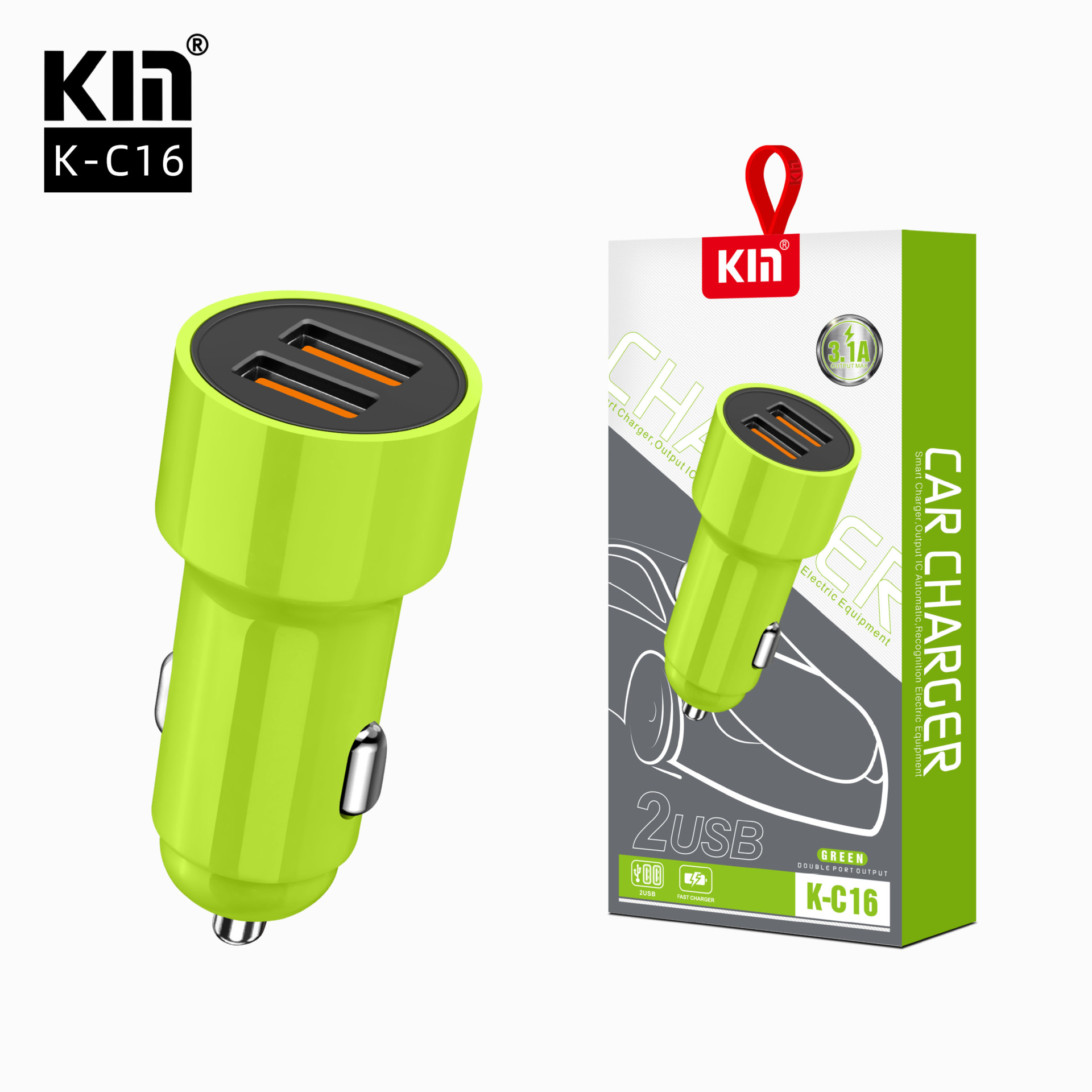 K-C16车充主green