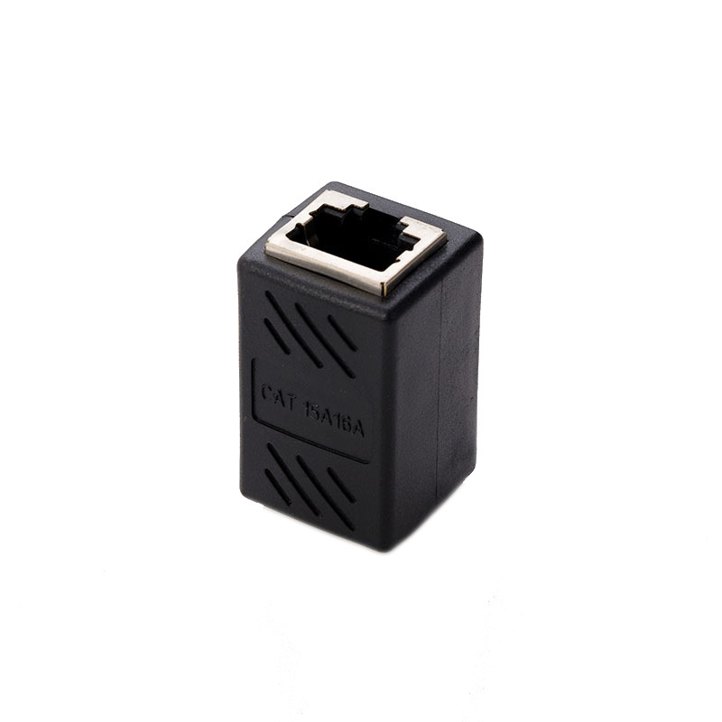 ネットワークシールドストレートヘッドケーブルコネクタ対コネクタrj45ケーブルコネクタ対コネクタ8芯ストレートヘッド|undefined