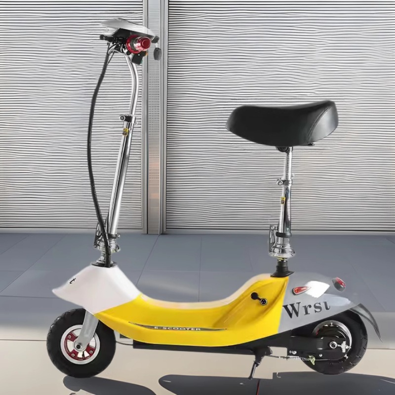 Popular Manufacturer Direct Sales Two-Wheel Lead-Acid Battery Adult Foldable Electric Scooter with Seat