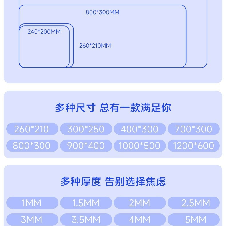 almohadilla de ratón de caucho corcho, logotipo de impresión de serigrafía, almohadilla de escritorio antideslizante gruesa, almohadilla de ratón de computadora pequeña