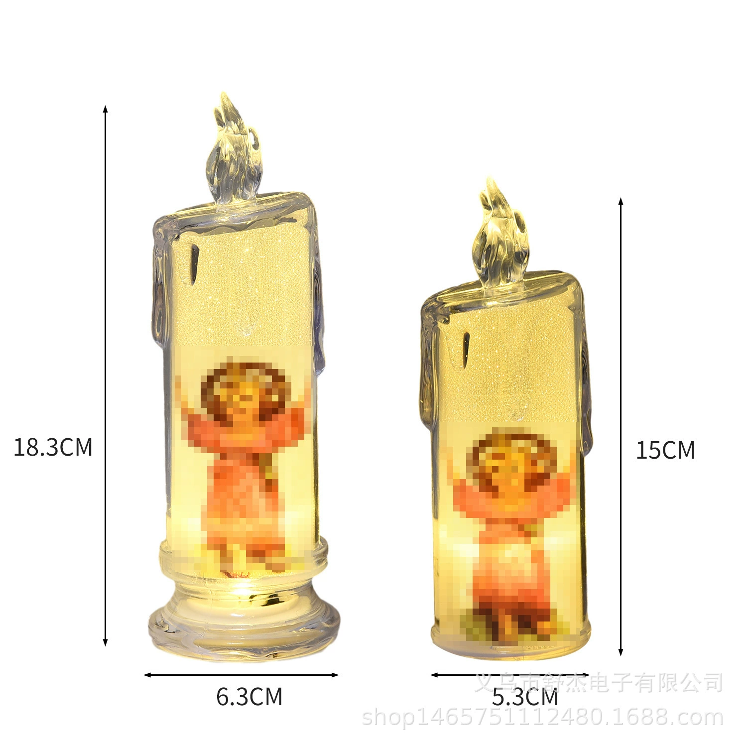 Electronic atmospheric candle, night light, wholesale