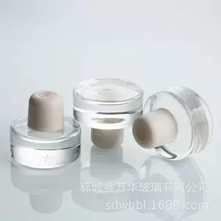 厂家货源发货接受dingzhi现货水晶盖洋酒瓶塞玻璃瓶盖高分子内塞