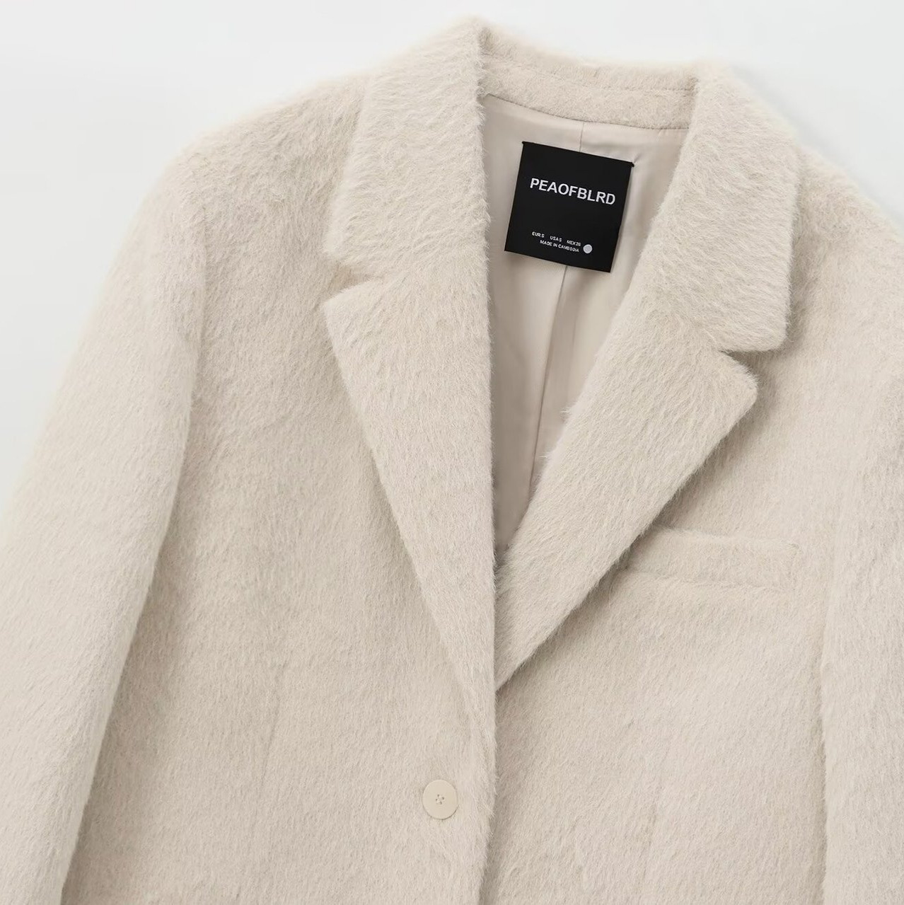 欧米風2024秋冬新商品の婦人服は長袖の人工毛皮の効果があります。