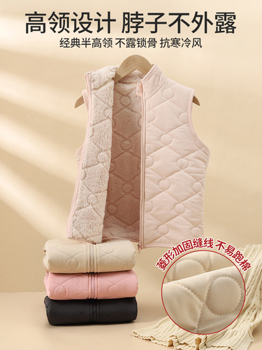 Children's Padded Warm Vest for Autumn/Winter, Unisex Baby, Toddler, and Youth, Outwear, for Girls and Boys