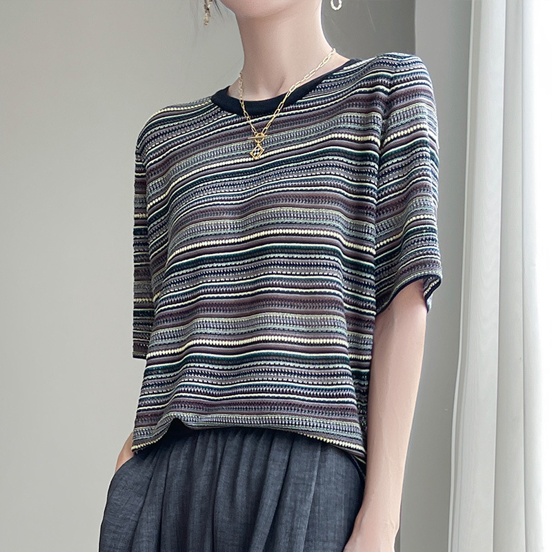 With a round collar