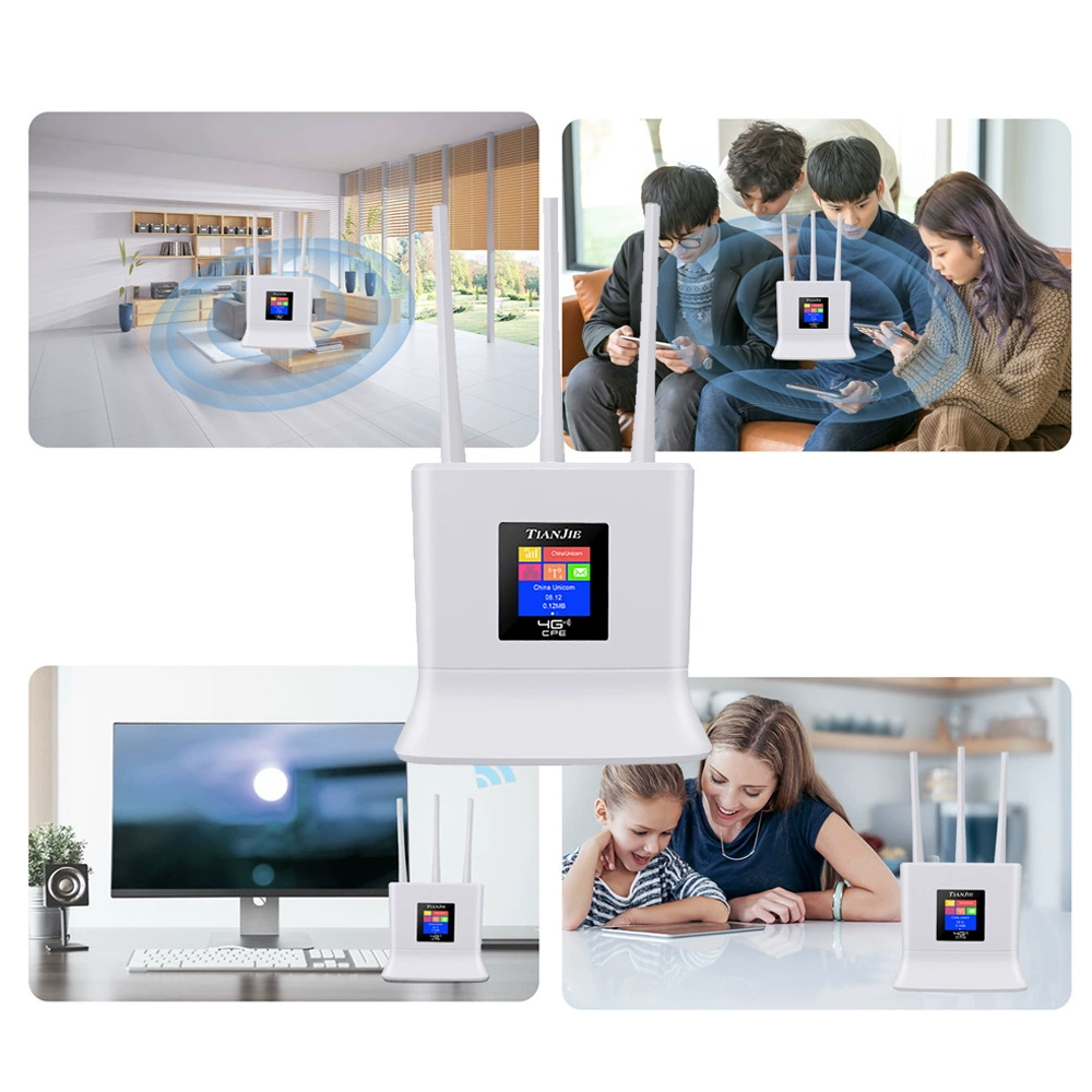 Кросс-бордер 4G CPE маршрутизатор Домашний Wi-Fi маршрутизатор Двухдиапазонный 2.4G и 5G сигнал Прямое управление в Европе, Америке, Азии и Африке фабрики
