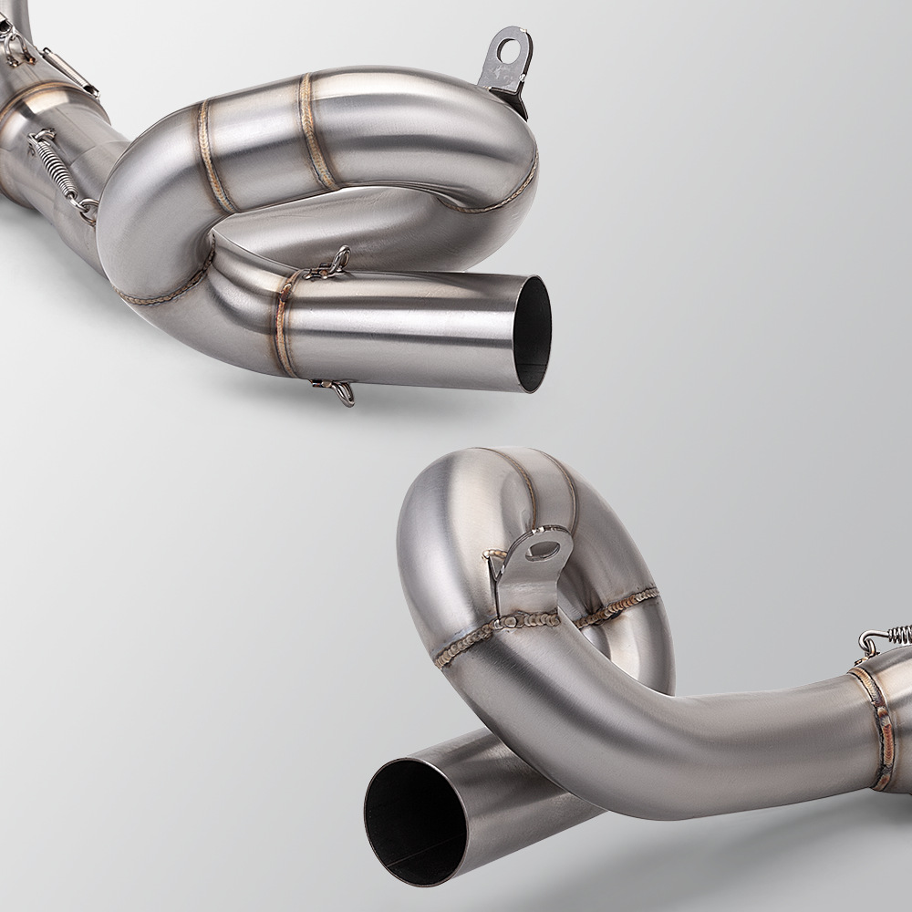 MT09 XSR900 full-section exhaust pipe stainless steel swing front section tail section muffler motorcycle locomotive modification