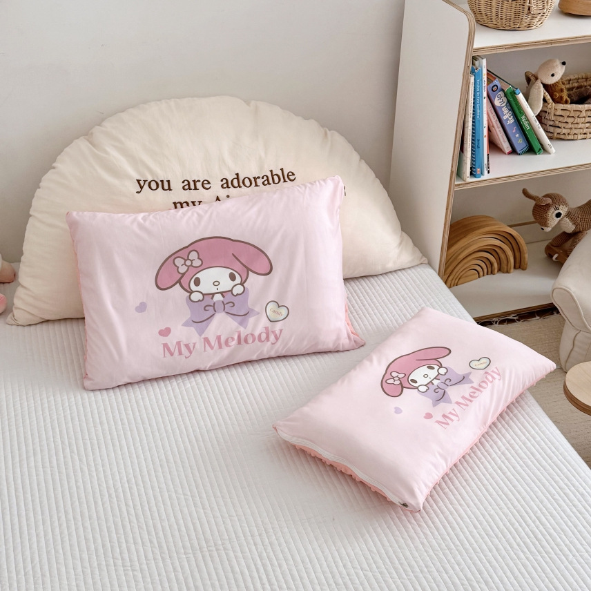 サンリオ涼感枕幼稚園枕芯漫画枕芯子供昼寝枕は取り外し可能な赤ちゃん枕芯