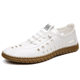 2025 Summer New Style Breathable Soft Sole Fashionable Men's Casual Sandals Handmade Stitching Durable Hole Shoes Men's 6619