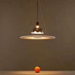 飛碟燈餐廳吊燈簡約現代意大利創意個性設計師款吧檯飯桌設計師燈