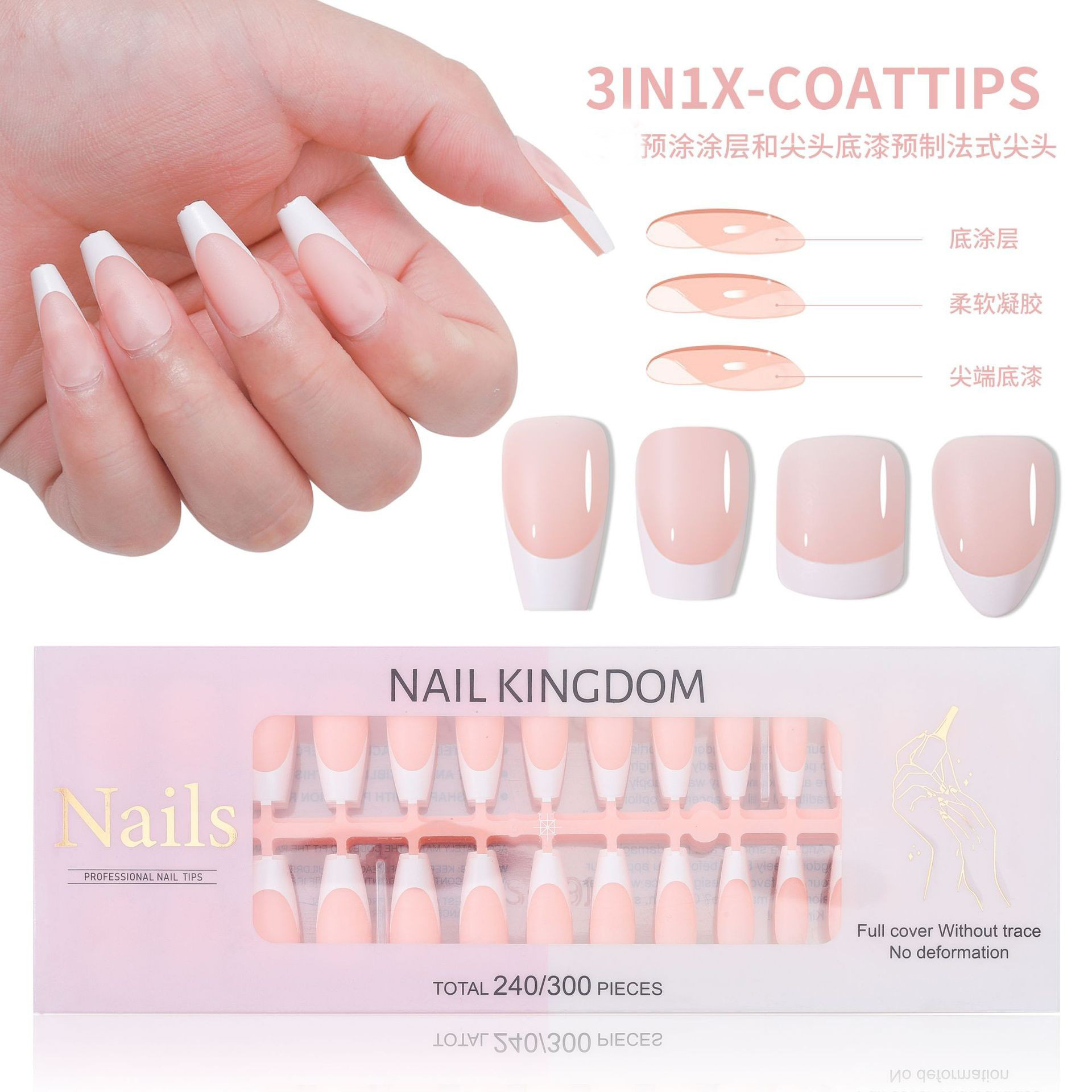 Exclusamente para 240 piezas de manicura en caja transfronteriza