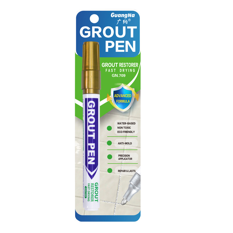Guangna GN709 azulejos de suelo de belleza de costura de lápiz de reparación de azulejos a prueba de agua a prueba de moho de línea de lápiz de secado rápido 8 colores opcionales