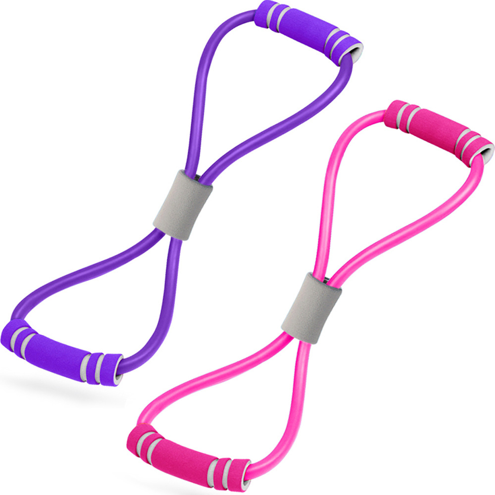 Figure 8 Resistance Band for Back Beauty, Yoga Training Equipment, Elastic Tube, Resistance Chest Expander, Resistance Band for Women, Back Fitness Figure 8 Rope
