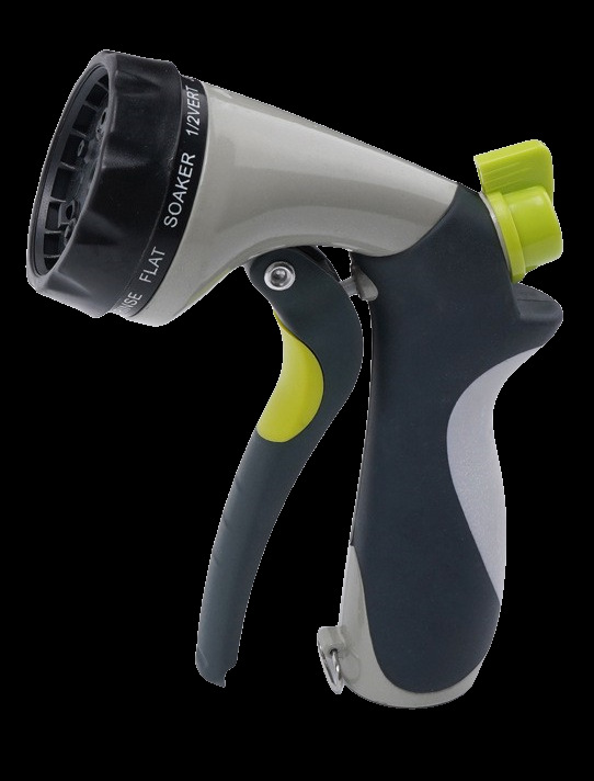 Gongju High Pressure Car Wash Garden Water Gun 10 Function Zinc Alloy (High pressure car wash water gun) - 10-function-water-gun-us-standard-without-nipple