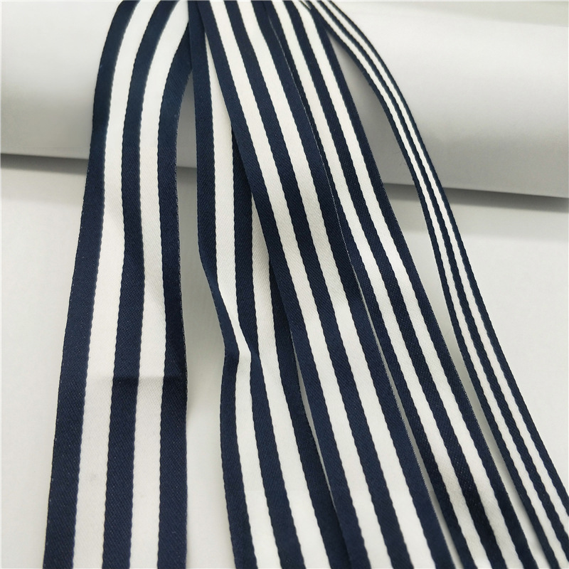 100D banda de banda de poliéster densa tricolor banda de banda de banda de banda lateral ropa bolsa accesorios en stock al por mayor