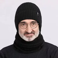 Набор зимней warmth Si Cheng: шапка‑вязаная + шарф со снежинками, уютная шерстяная смесь, несколько цветов
