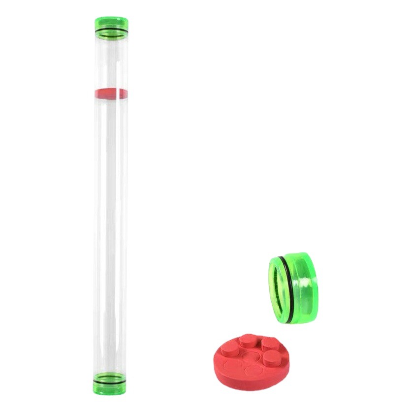 Wholesale thickened float tube float packaging tube transparent thickened PC float barrel fishing gear accessories