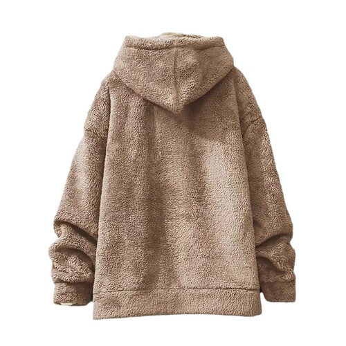 Autumn/Winter New Arrival Men's Loose Casual Personalized Fashion Hoodie Coral Fleece Jacket for Men