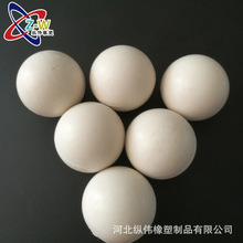 工業用振動篩橡膠球廠家供應白色研磨高彈力硅膠球實心硅膠球