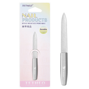 Tixiang nail file stainless steel double-sided nail polish file nail pedicure tool polishing strip polishing file nail file