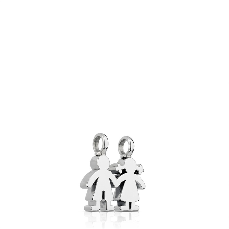 Cute Cartoon Character Doll Sterling Silver Charms display picture 23