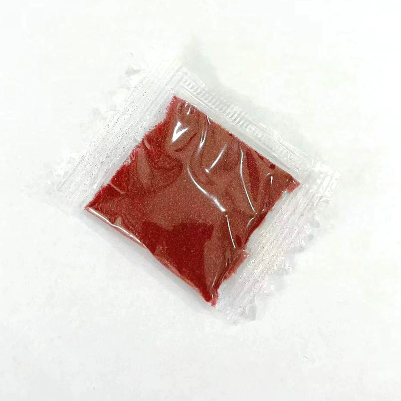Spot 4g red sand bag installation keychain accessories cinnabar powder granules sand red sand, chub sand, empty gourd