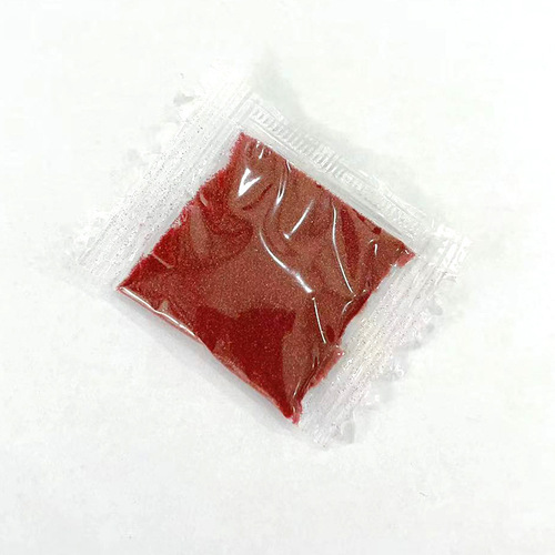 4g red sand bag keychain accessories cinnabar powder granular sand red sand cinnabar can be filled with hollow gourd 